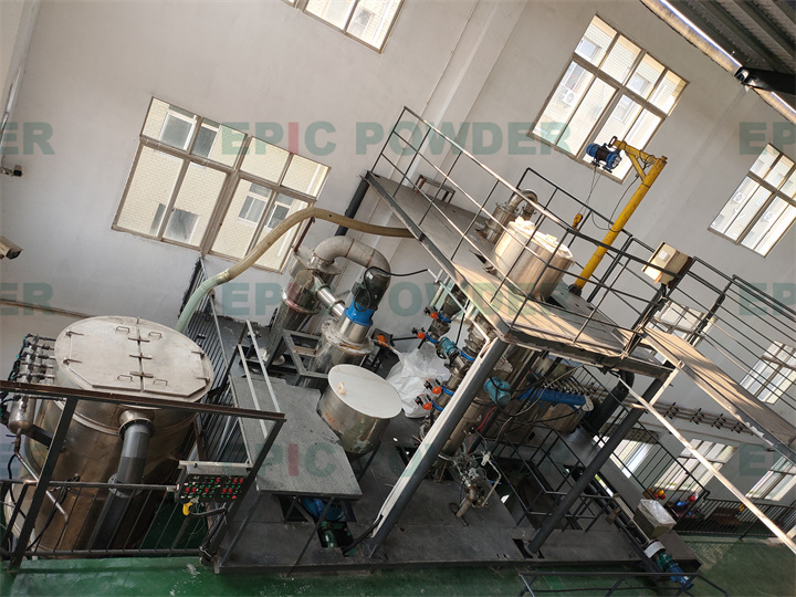 生產(chǎn)型對(duì)噴式氣流粉碎機(jī)